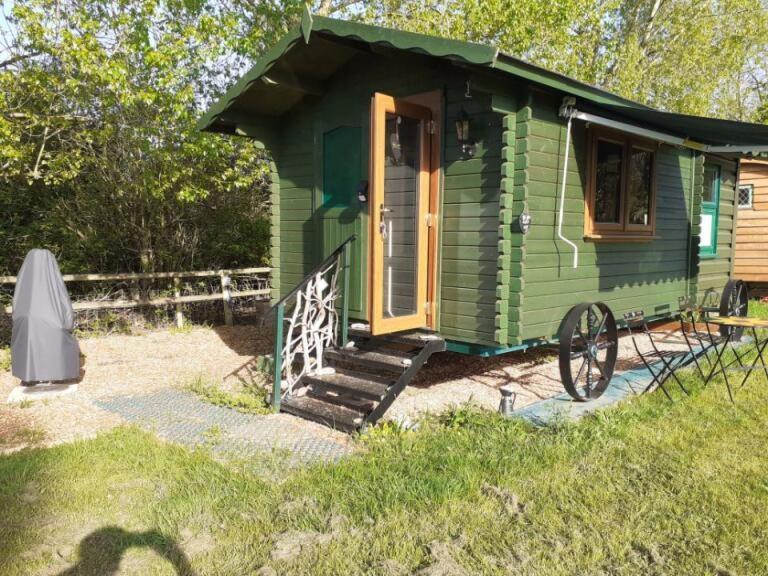 Glamping Malvern Shepherd Hut Exterior foto